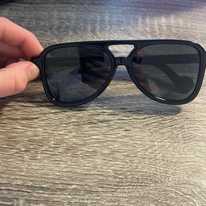 Moncler 52mm black aviator